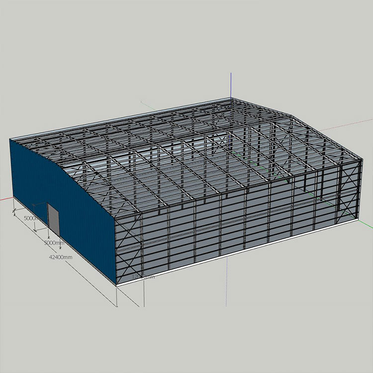 Q235 Q355B Prefabricated Factory Shed Steel Structure Warehouse