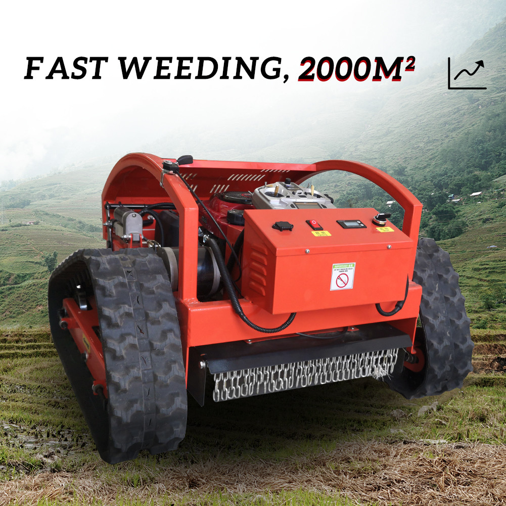 Buy cheap 2021 HT750 Cordless Gasoline Crawler Remote Control Lawn Mower For Sale ! from wholesalers