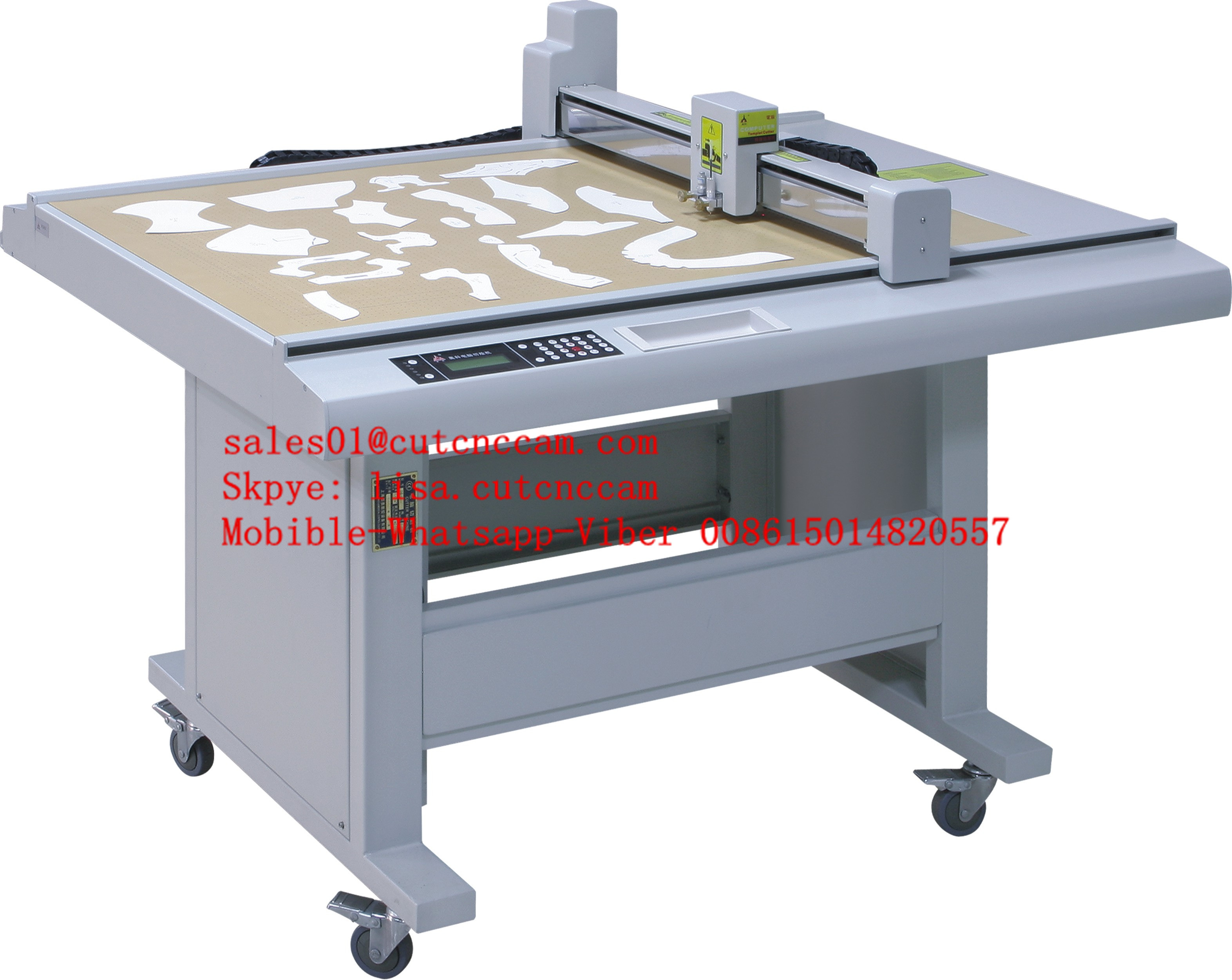 Quality Sandblast Stencil Mask Flatbed Cutting Plotter Table CNC Control for sale