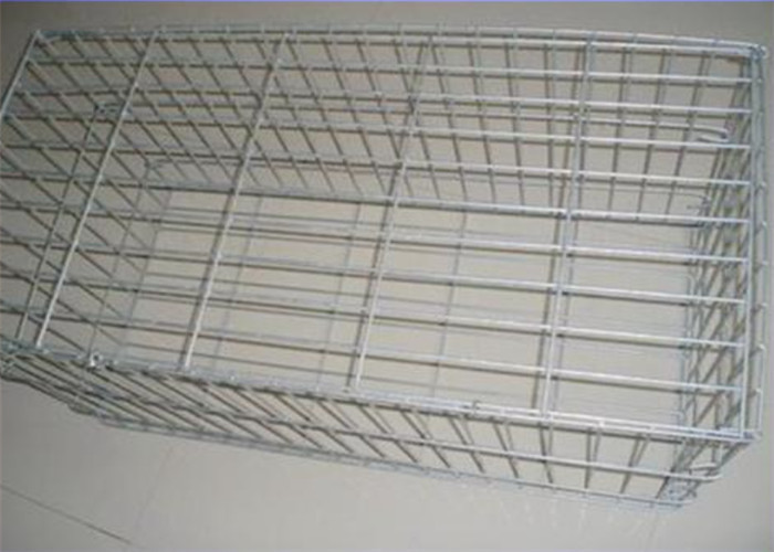 Quality Zinc Coated Welded Wire Gabions Baskets , Stone Filled Wire Cages for sale