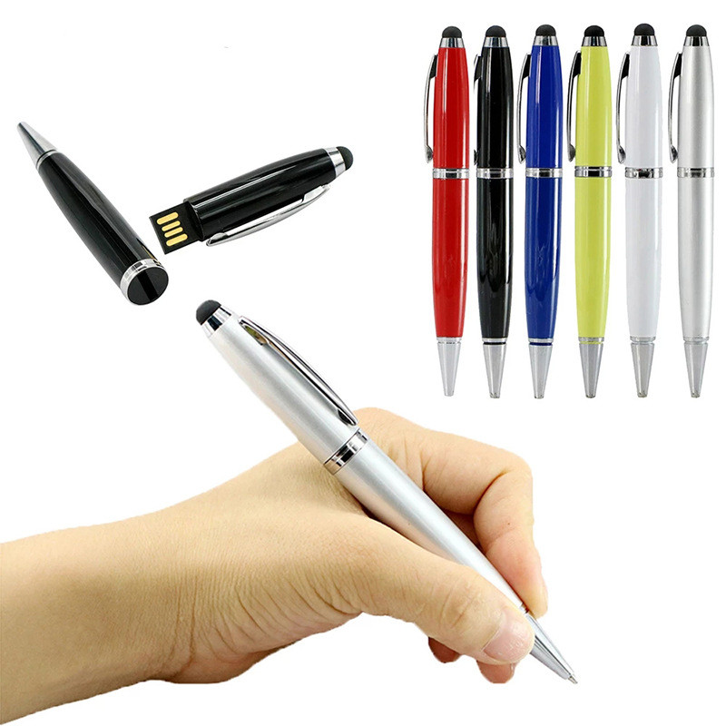 Buy 2 In One Pen USB Flash Drive 64GB 128GB Waterproof UDP 15MB/S at wholesale prices