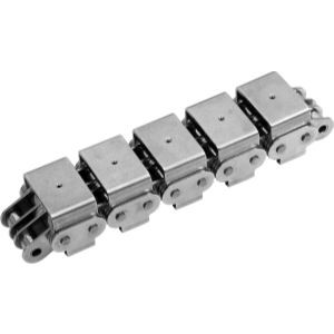Quality Roller chain with type u attachments-1, transmission chains for sale