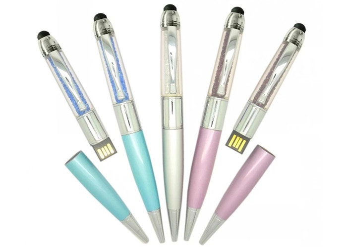 64gb High Capacity Acrylic Usb Flash Drive Pen Drive With Crystals