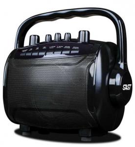 Quality Portable Bluetooth Plastic Speaker Box / Powered Speaker Box With Fm Radio for sale