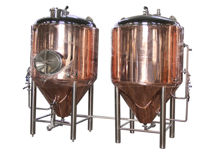 Quality Copper 500 Gallon Conical Beer Fermenter As Beer Brewing Equipment for sale