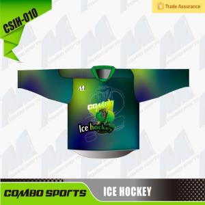 Quality ISO9001 BSCI Team Ice Hockey Jersey For Training Sublimation Print for sale