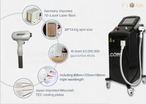 Quality Vertical 808nm Diode Laser Hair Removal Machine 1- 10 Hz Frequency CE Certificate for sale
