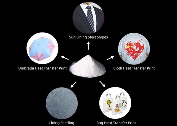 80-170 Micron PES Polyester Powder Heat Transfer Hot Melt Adhesive Powder For T Shirts