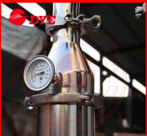 Quality DYE 70Kg Miniature Alcohol Home Distilling Machine 3mm Thickness for sale