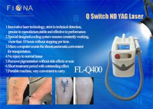 Quality Small Q Switched ND YAG Laser tattoo removal Machine Portable Long Pulse Pigmentation Removal Machine for sale