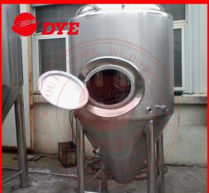 Quality Manual Industrial Beer Brewing Equipment With Mash Tun , Conical Beer Fermenter for sale