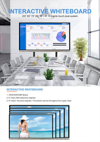 High Performance Interactive Whiteboard Touch Screen All In One PC