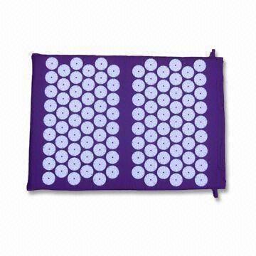 Quality Acupressure Mat with Spike Pillow and Massage Cushion, Reduces Back Pain for sale