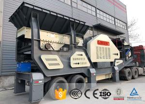 Quality Ship Type Frame Mobile Crushing And Screening Plant For Construction Waste for sale