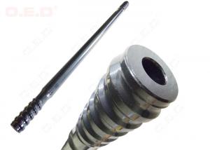 T38 T45 T51 Carbon Steel Hydraulic Drifter Rod , Guide Tube Drill Extension Rod