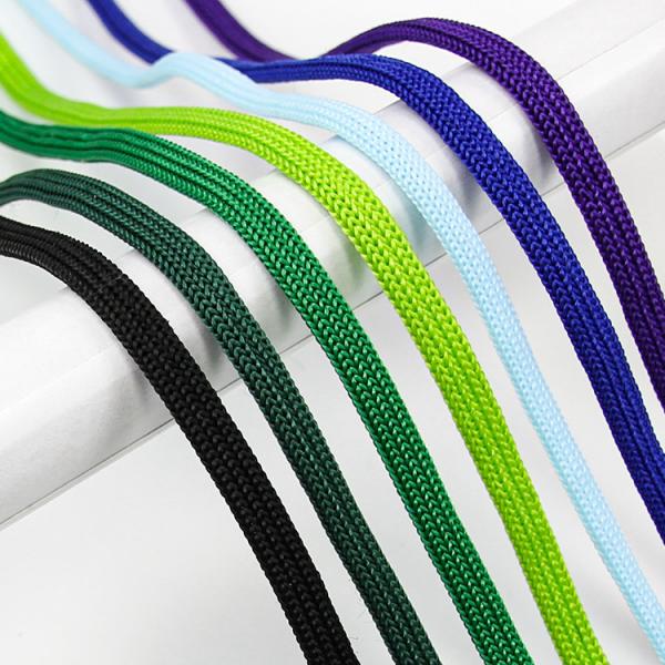 Buy Tent Reflective Braided Rope Leash Dog Lead Colorful Round Draw Cords Hoodie String Rope 10mm at wholesale prices