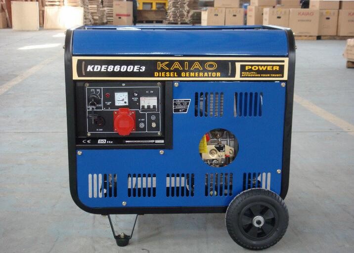 Quality Open Frame Electric Start Diesel Generator With Kaiao Air-Cooled Engines for sale