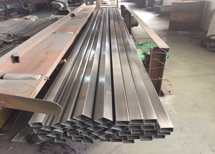 Engineering Frame Stainless Steel Square Pipe With 2b Surface Astm A312 for sale