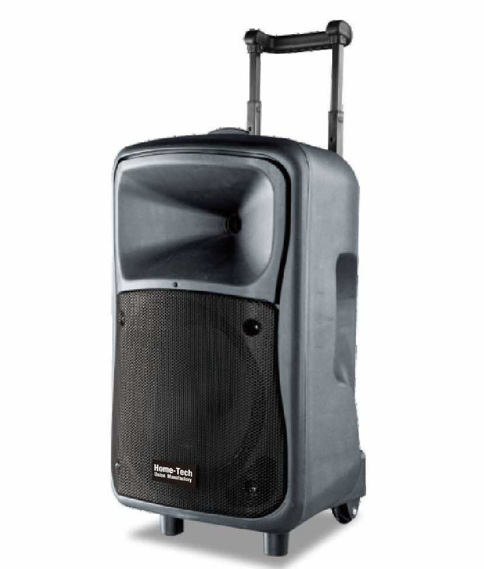 Quality Outdoor Rechargeable Portable Trolley Speakers Battery Powered with Microphone for sale
