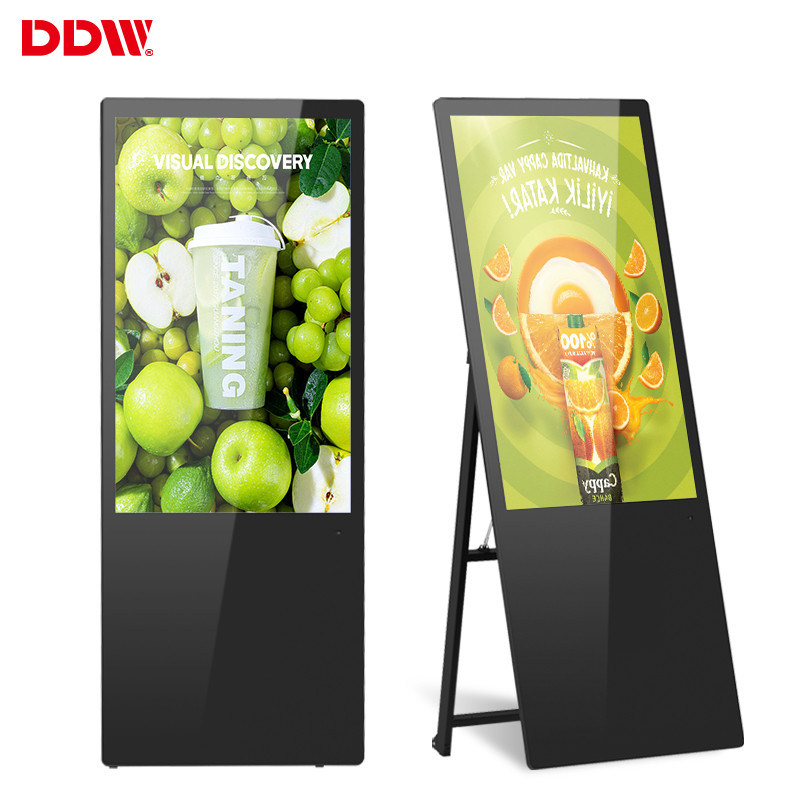 Quality Portable digital poster lcd signage android kiosk smart advertising players screen board digital signage and displays for sale