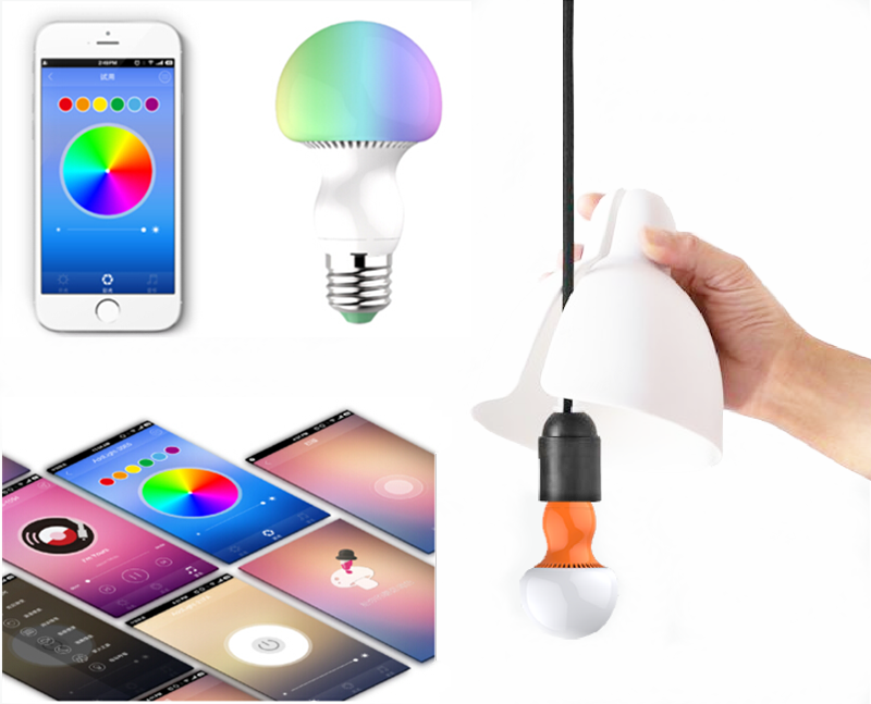RGBW Bluetooth control smart led bulb