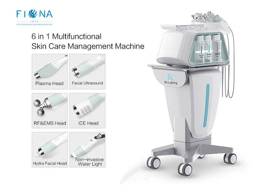 Quality 6 In 1 Skin Care Management Hydrafacial Microdermabrasion Machine for sale