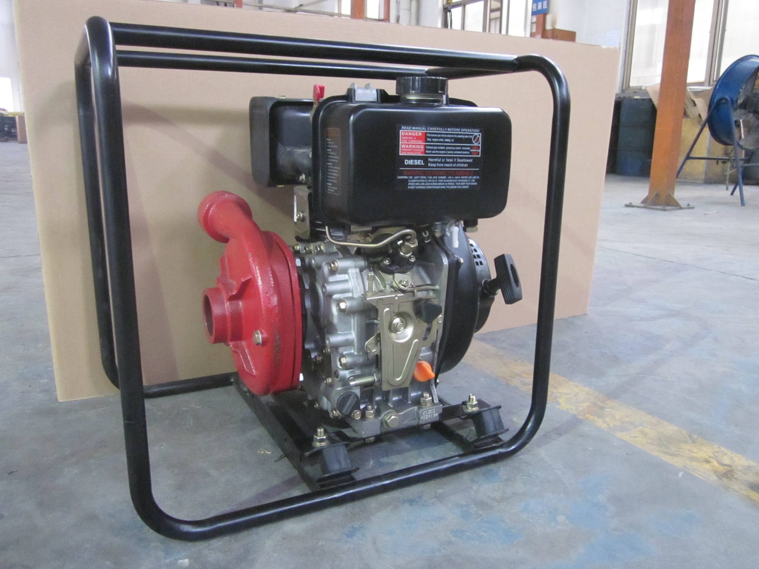 Quality Cast Iron High Pressure Water Pump Big Fuel Tank KDP30H With Handles And Wheels for sale