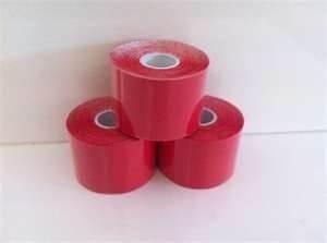 Quality Red color breatheable Physiotherapy sports Kinesiology tape for medical applications for sale
