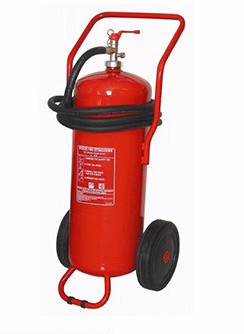 DCP Trolley Type Fire Extinguisher 30KG  Easy Use For Industrial Facilities