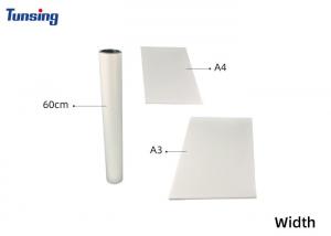 Quality A3 A4 Transfer PET Film For DTF Printer Machine Cool Peeling Single Sided Matte for sale