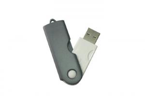 China Swivel Shape USB Flash Pen Drive 64GB Black / Golden 58 * 20 * 11mm Plastic And Metal on sale