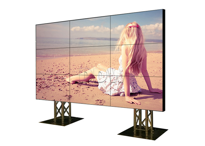Quality 49 inch 1.8 mm Advertising Video Wall, 500 nits bezel Wall Mount LCD Display DDW-LW490DUN-TJB1 for sale
