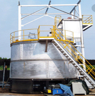 Quality Computer Controlled Aerobic Digester Food Waste Fluidised Aerobic Bioreactor for sale