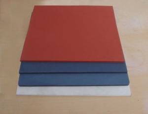 Quality Low Hardness Heat Press Silicone Sponge Rubber Foam Sheet red gray black for sale