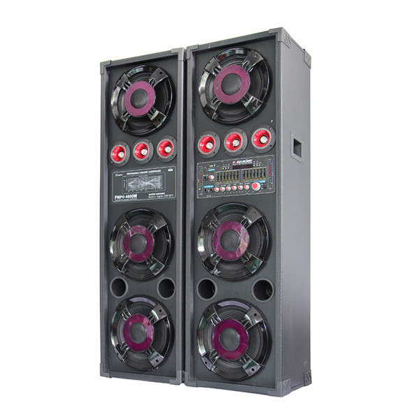 Quality Dual Equalizer Portable Bluetooth PA Speakers For Concert , Active Outdoor Speakers for sale