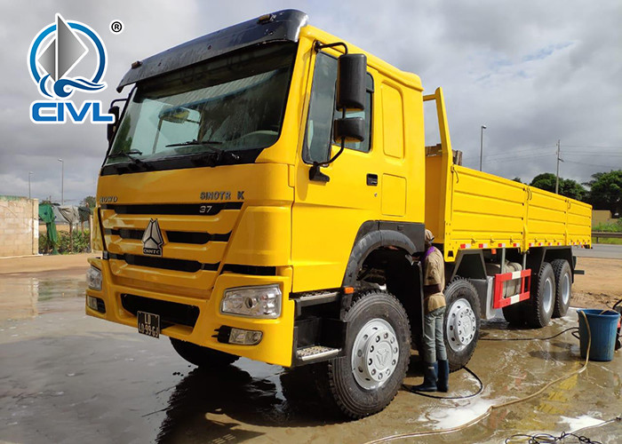 Quality 371HP 8 X 4 Heavy Haulage Trucks Energy Saving Euro II Engine new Heavy Cargo Truck Lorry Truck for sale