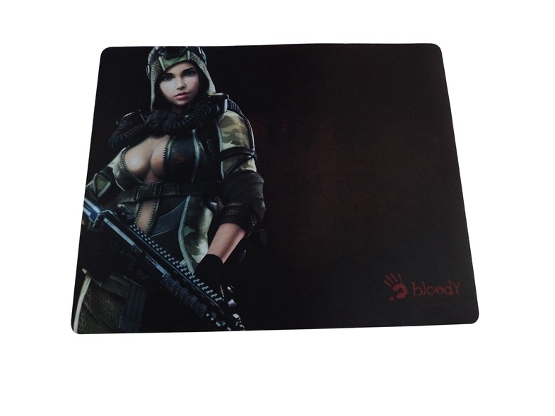 Quality Full Printing Rubber Mouse Pad Soft Fabric Surface With Customized Logo for sale