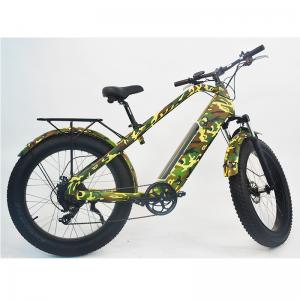 7speed Fat Tire Electric Hunting Bike 40Miles Endurance For Unisex
