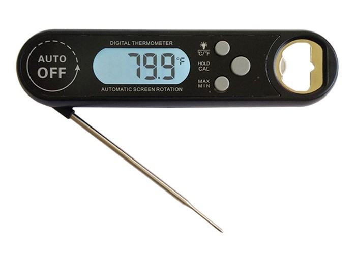 Quality Auto Rotation Screen Bbq Temperature Thermometer , Digital Food Probe Thermometer for sale