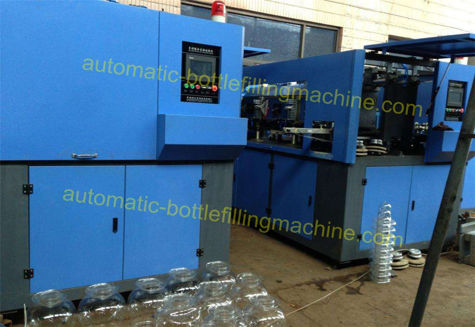 20 Liter PET Blow Moulding Machine Plastic Injection Stretch With Touch Screen Interface