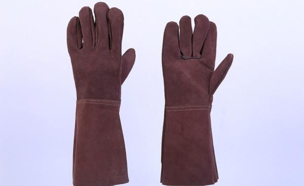 Buy Welding Gloves Two-Layer Full Cowhide Welding Gloves Thick Wear-Resistant And Heat-Insulating Labor Protection Gloves at wholesale prices