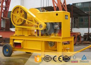 Quality Aggregate Stone Mobile Mining Crusher Small Jaw Crusher With Diesel Engine Drive Motor for sale