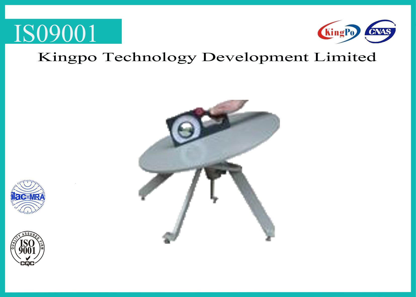 High Efficient Inclined Plane Tester Device , Stability Testing Equipment