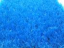 Quality Outdoor Blue Artificial Grass Decor Garden Lawn 20mm, Gauge 3/ 8, Yarn Count 9800Dtex for sale