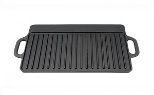 Quality REVERSIBLE CAST IRON GRILL PLATE WITH HANDLES for sale