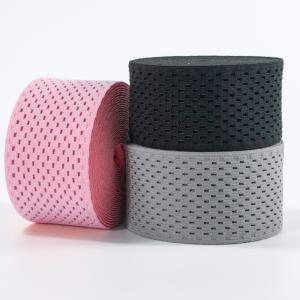 Quality Latex woven breathable elastic webbing band with holes for sports wrist strap knee strap for sale