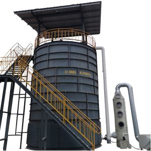 Chicken manure organic fertilizer fermentation tank machine