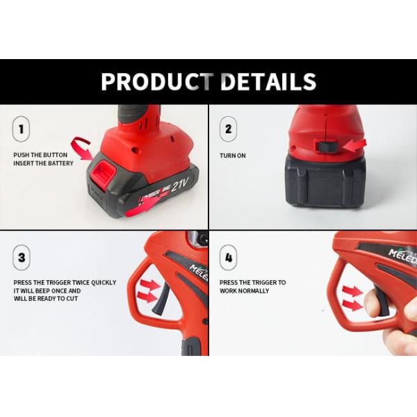 Electric Pruning Shears Secateur Pruner 1.2kg Cordless Tree Branch Cutter