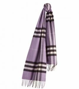 China Purple Winter Knit Infinity Scarf For Ladies , Classic Cashmere Knit Fashion Scarf on sale
