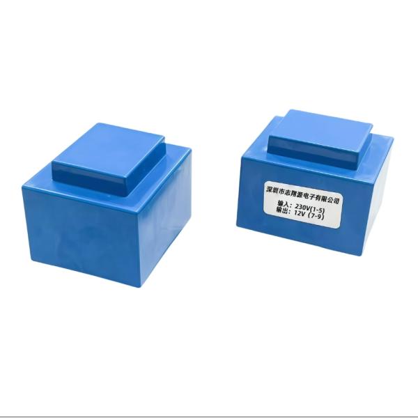 EI50 Power Switch MnZn Ferrite Potting Transformer EI PCB Installation 230V 12V